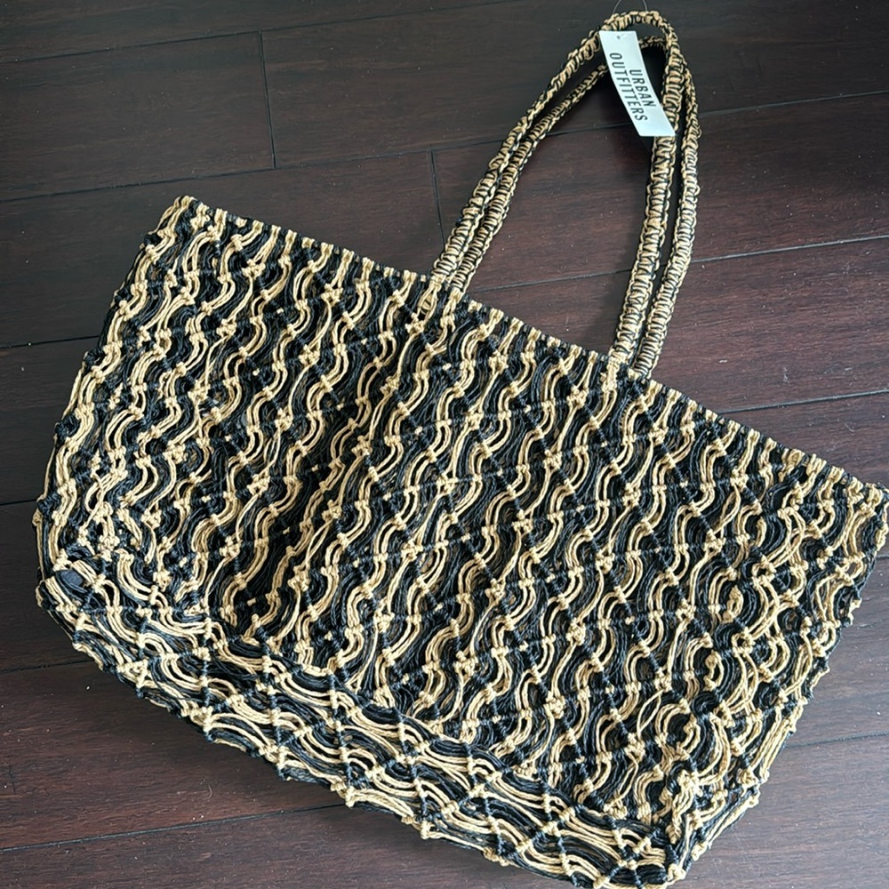 Urban outfitters Woven tote. Brand new. Great summer or beach tote!